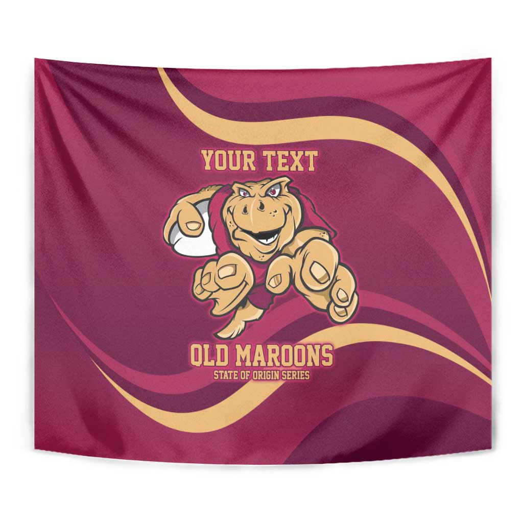 Custom QLD Maroons Cane Toad Tapestry Queensland Origin No1 - Vibe Hoodie Shop