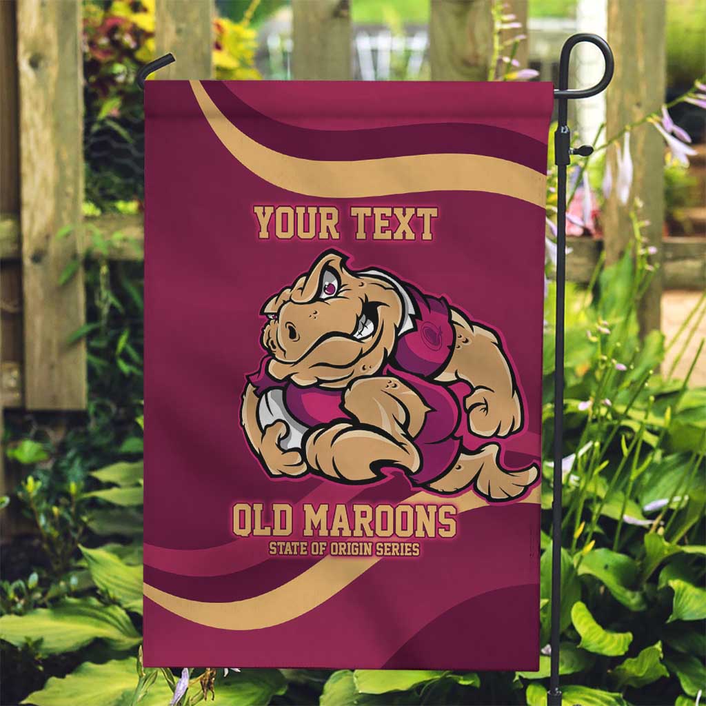 Custom QLD Maroons Cane Toad Garden Flag Queensland Origin No2 - Vibe Hoodie Shop