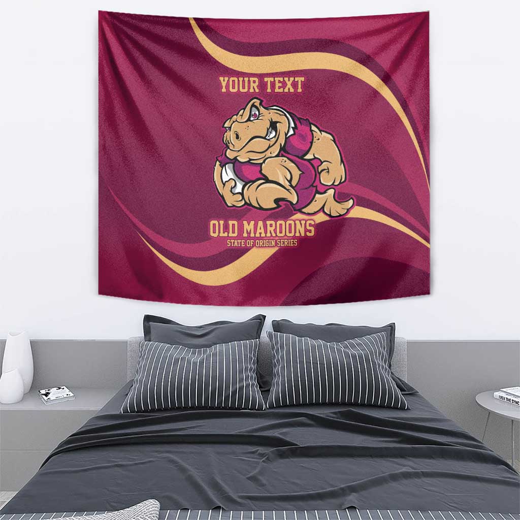 Custom QLD Maroons Cane Toad Tapestry Queensland Origin No2 - Vibe Hoodie Shop