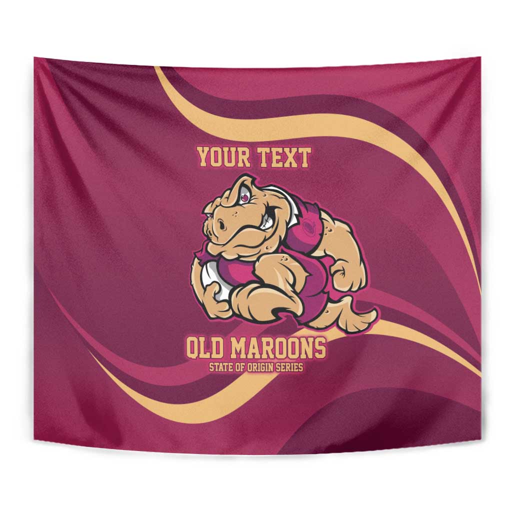 Custom QLD Maroons Cane Toad Tapestry Queensland Origin No2 - Vibe Hoodie Shop