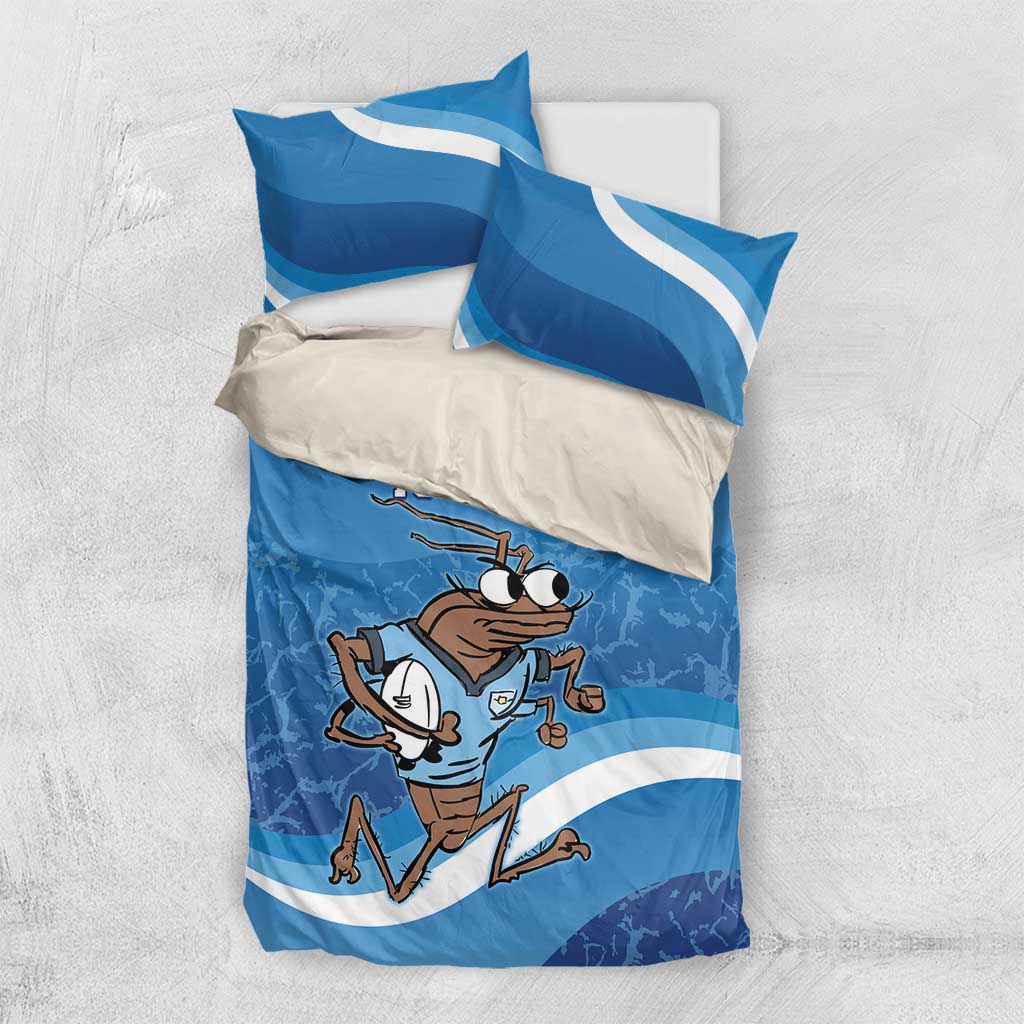 Custom NSW Cockroaches Blues Bedding Set New South Wales Origin No1 - Vibe Hoodie Shop