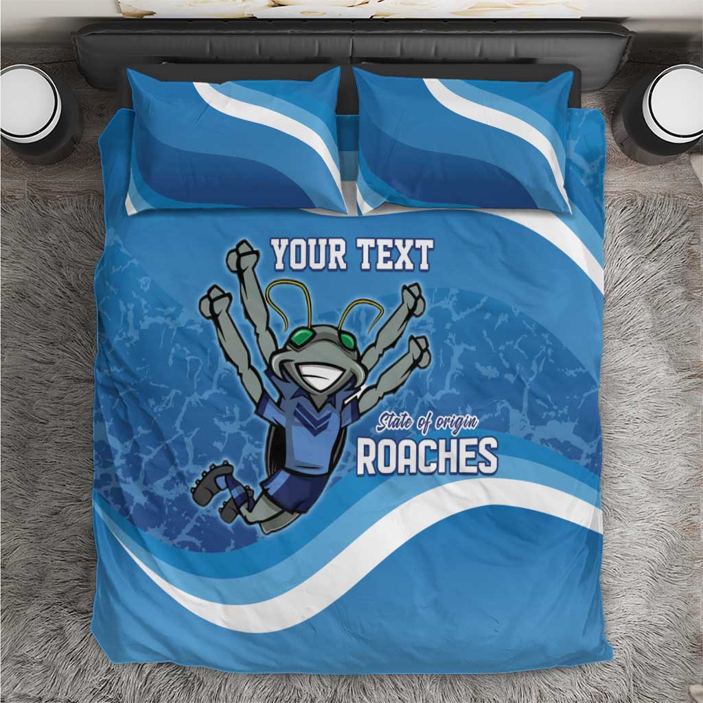 Custom NSW Cockroaches Blues Bedding Set New South Wales Origin No2 - Vibe Hoodie Shop