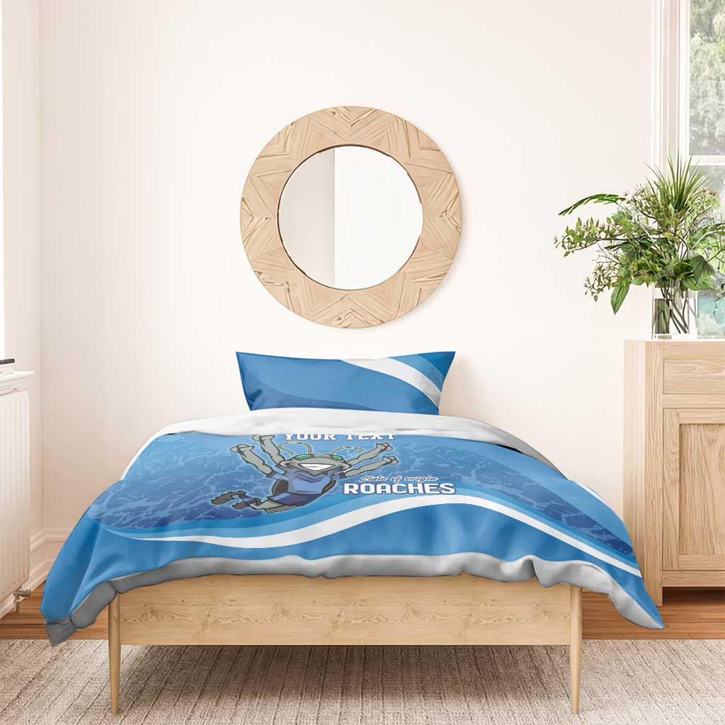 Custom NSW Cockroaches Blues Bedding Set New South Wales Origin No2 - Vibe Hoodie Shop