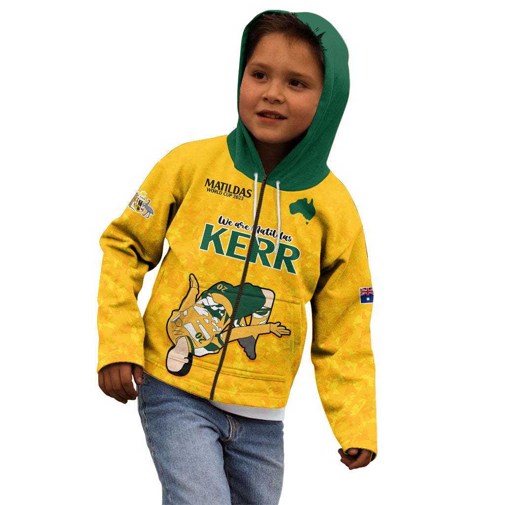 Sam Kerr Matildas Kid Hoodie Australia Soccer Go World Cup 2023 - Vibe Hoodie Shop