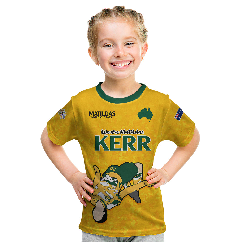 Sam Kerr Matildas Kid T Shirt Australia Soccer Go World Cup 2023 - Vibe Hoodie Shop