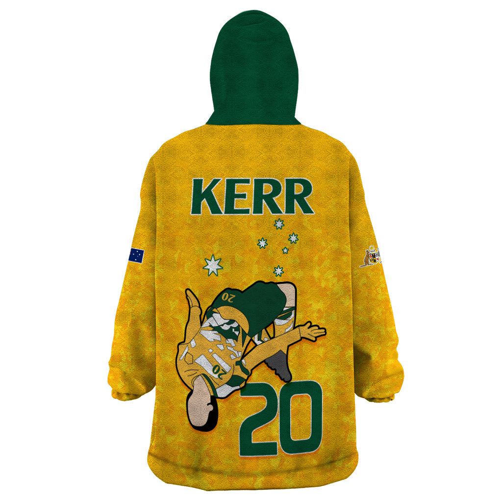 Sam Kerr Matildas Wearable Blanket Hoodie Australia Soccer Go World Cup 2023 - Vibe Hoodie Shop