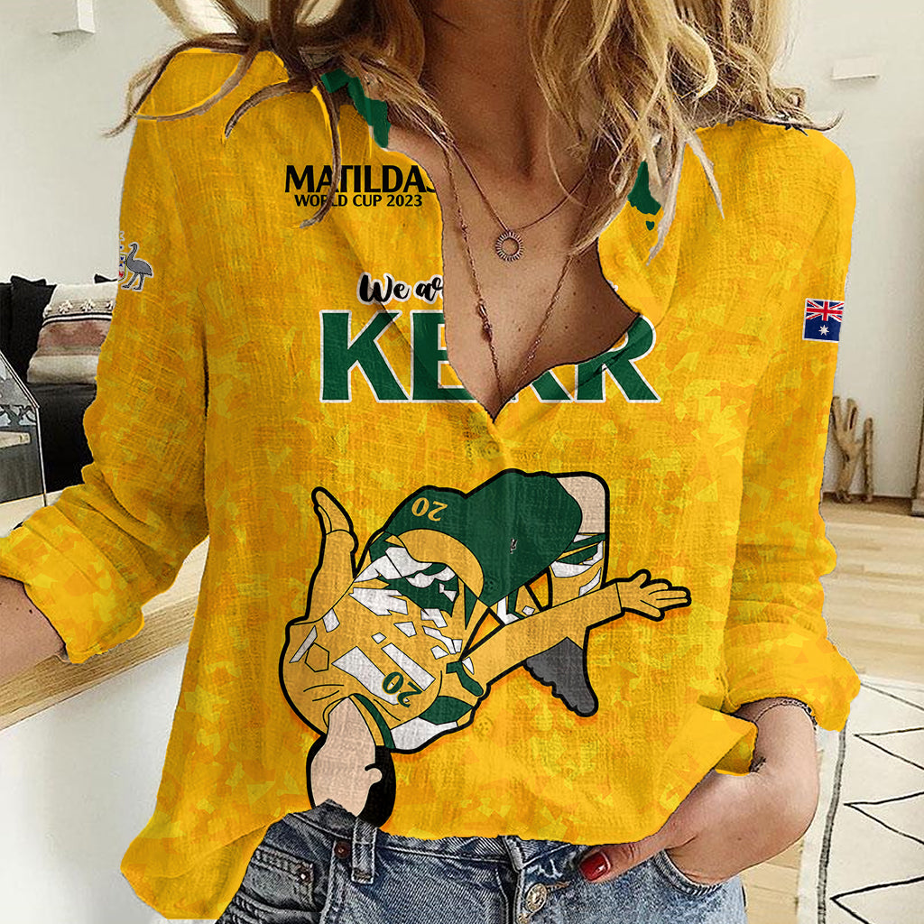Sam Kerr Matildas Women Casual Shirt Australia Soccer Go World Cup 2023 - Vibe Hoodie Shop