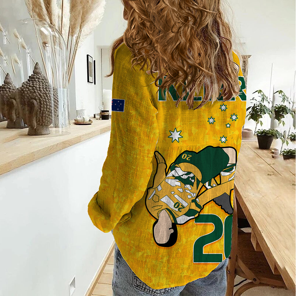 Sam Kerr Matildas Women Casual Shirt Australia Soccer Go World Cup 2023 - Vibe Hoodie Shop