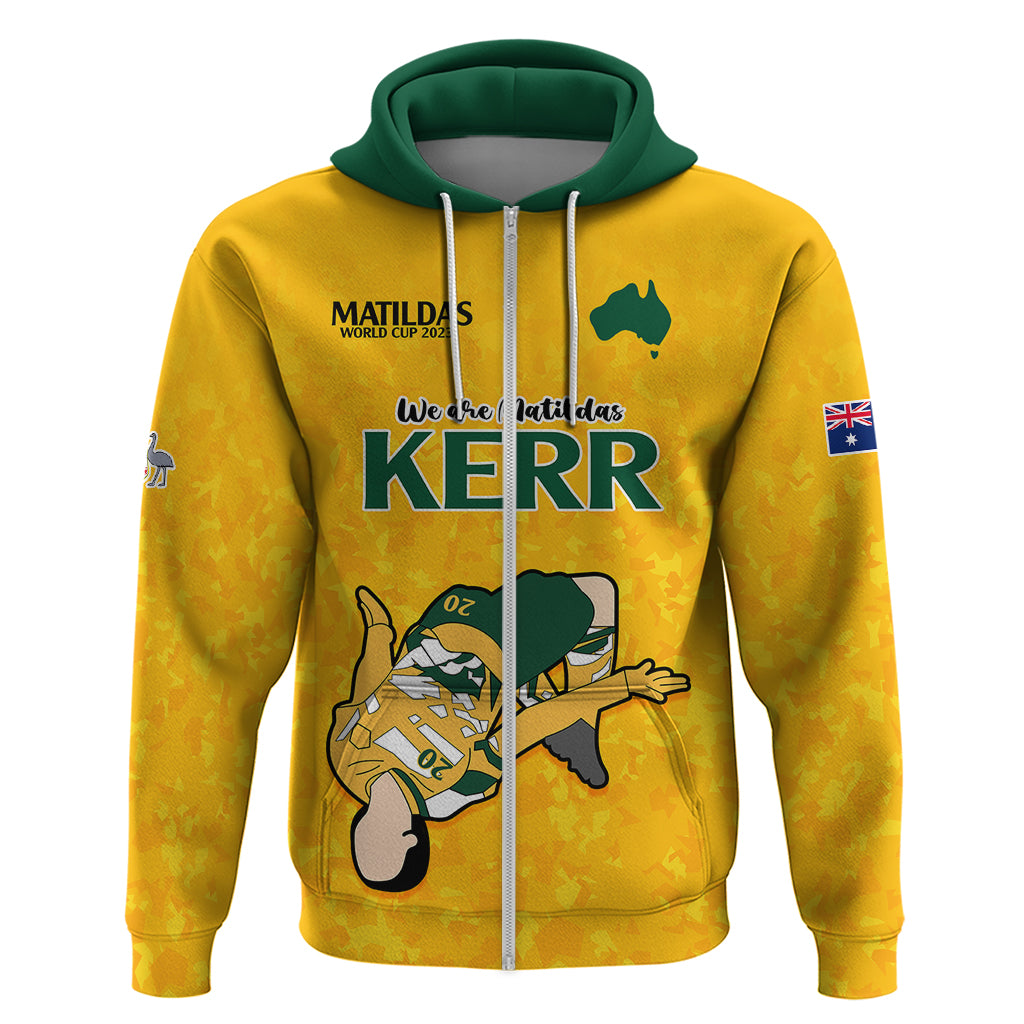 Custom Sam Kerr Matildas Hoodie Australia Soccer Go World Cup 2023 LT9 - Vibe Hoodie Shop
