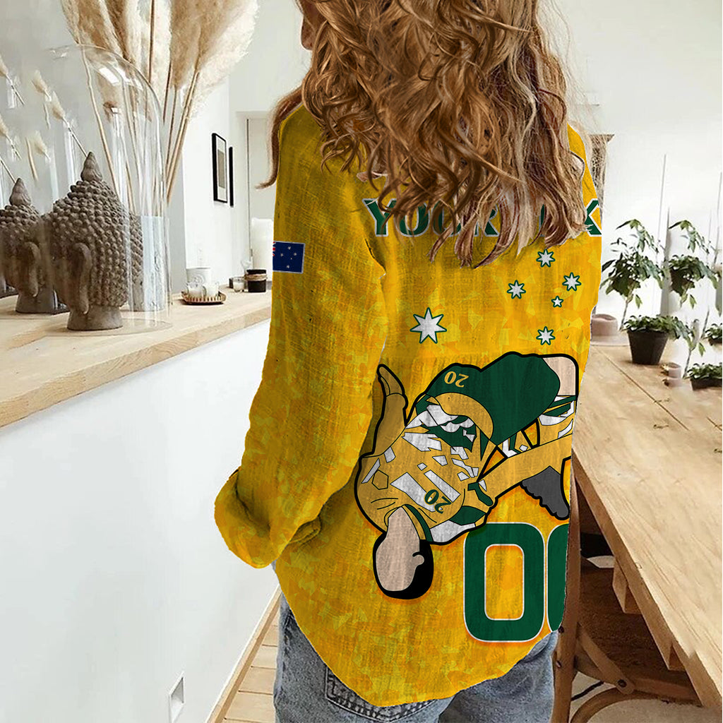 Custom Sam Kerr Matildas Women Casual Shirt Australia Soccer Go World Cup 2023 - Vibe Hoodie Shop