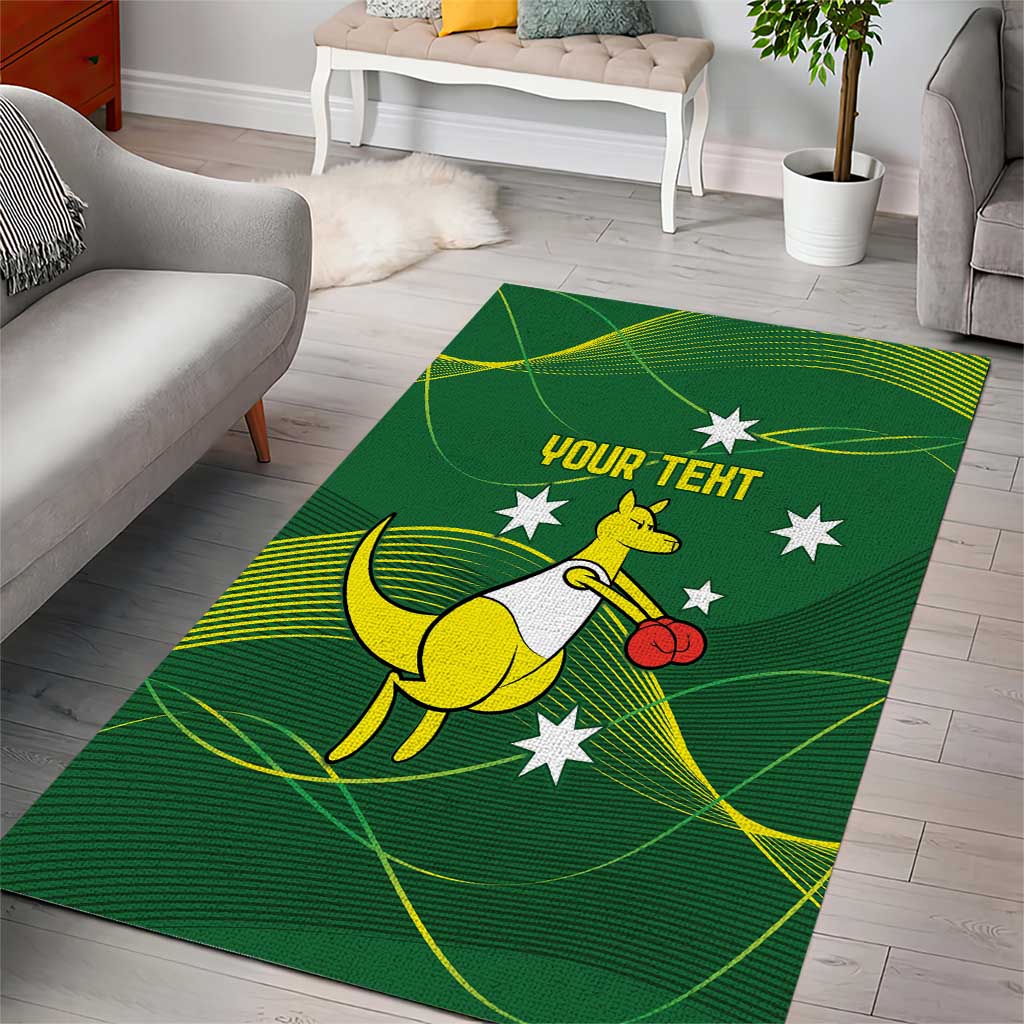 Personalised Australia Go Paris 2024 Area Rug National Color Ver1 - Vibe Hoodie Shop