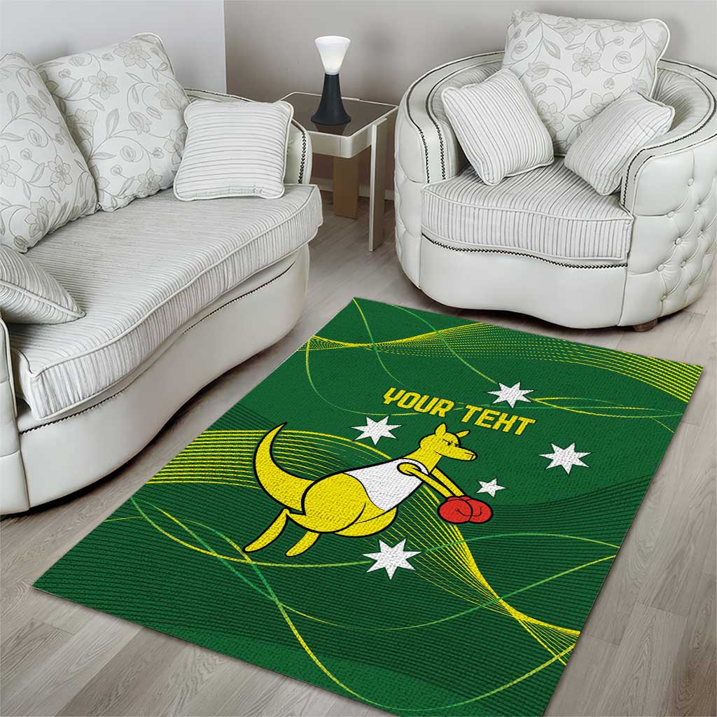 Personalised Australia Go Paris 2024 Area Rug National Color Ver1 - Vibe Hoodie Shop