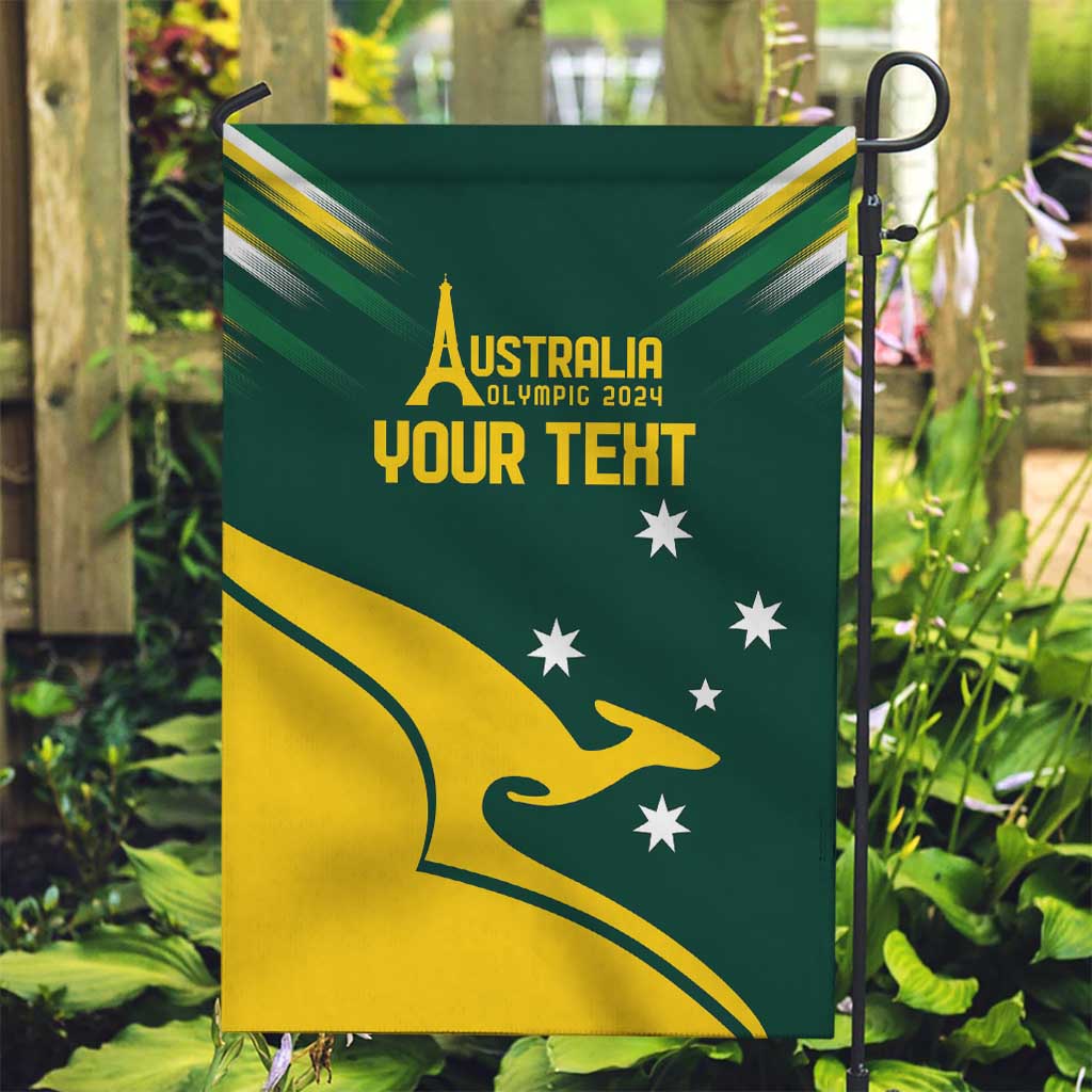 Personalised Australia Go Paris 2024 Garden Flag National Color Ver2 - Vibe Hoodie Shop