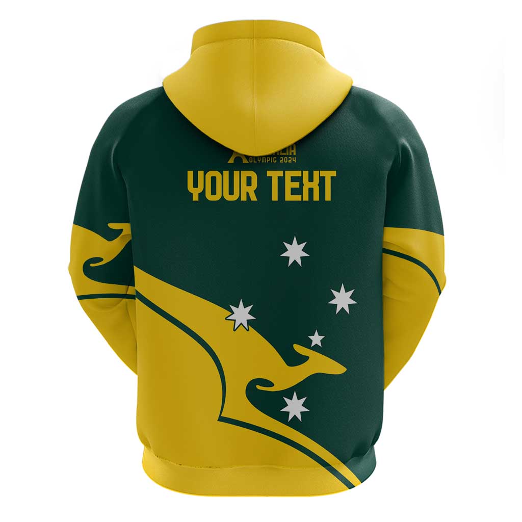 Personalised Australia Go Paris 2024 Hoodie National Color Ver2 LT9 - Vibe Hoodie Shop
