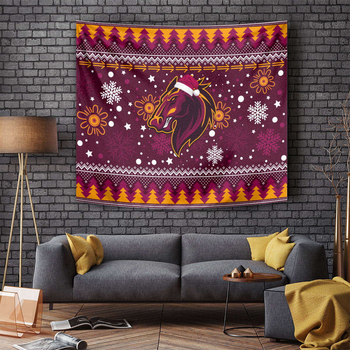 Broncos Rugby Tapestry Heart Of All Queenland 2023 Christmas Vibe Unique - Vibe Hoodie Shop