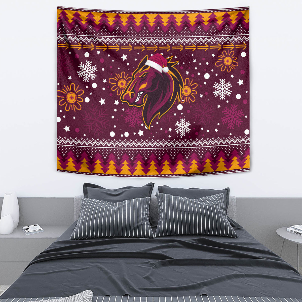 Broncos Rugby Tapestry Heart Of All Queenland 2023 Christmas Vibe Unique - Vibe Hoodie Shop