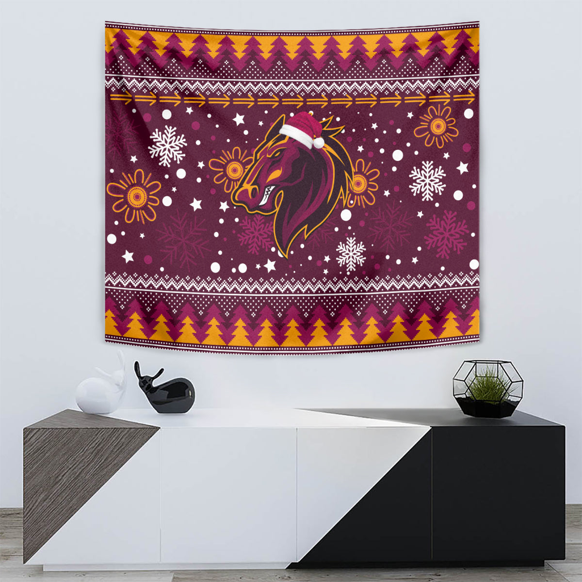 Broncos Rugby Tapestry Heart Of All Queenland 2023 Christmas Vibe Unique - Vibe Hoodie Shop