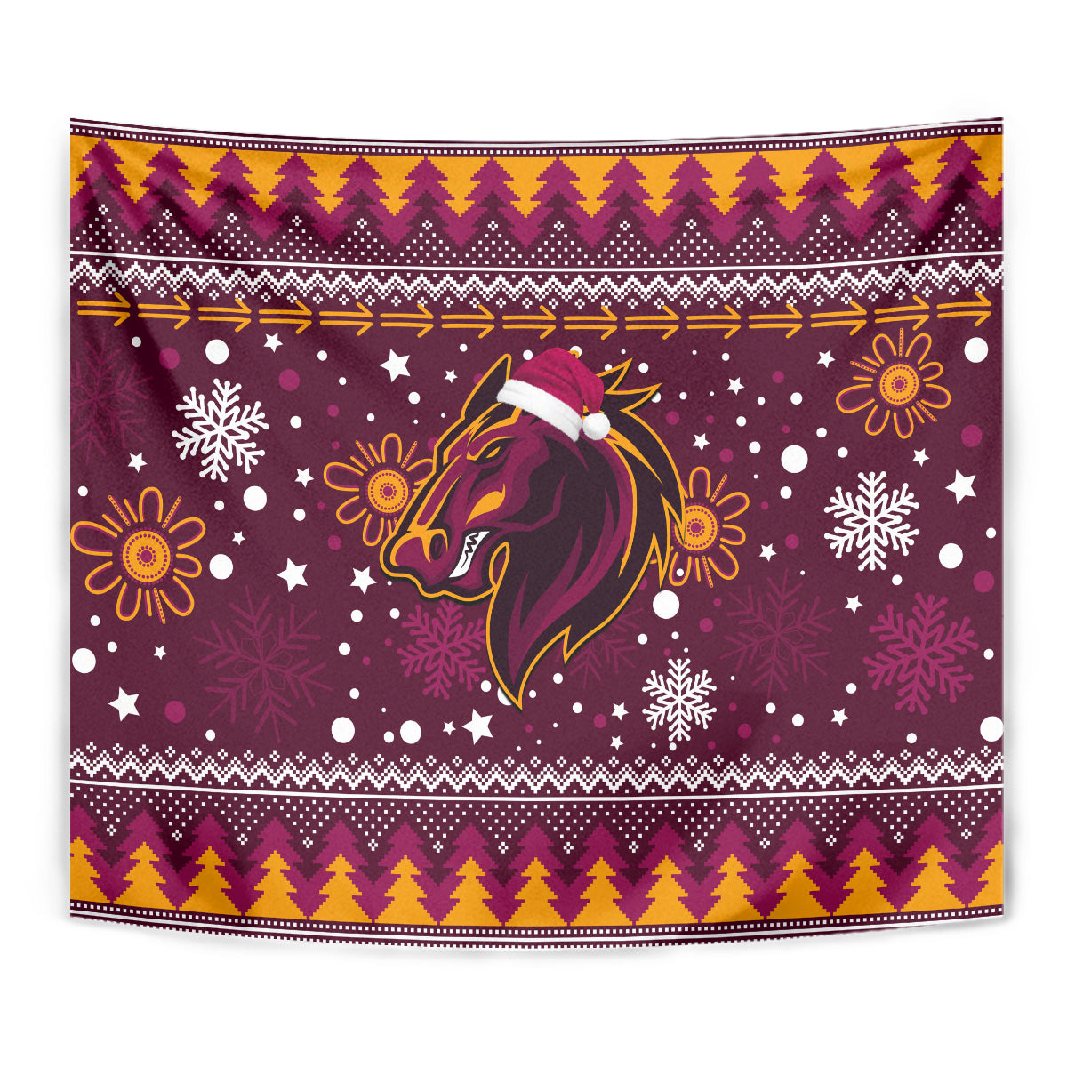 Broncos Rugby Tapestry Heart Of All Queenland 2023 Christmas Vibe Unique - Vibe Hoodie Shop