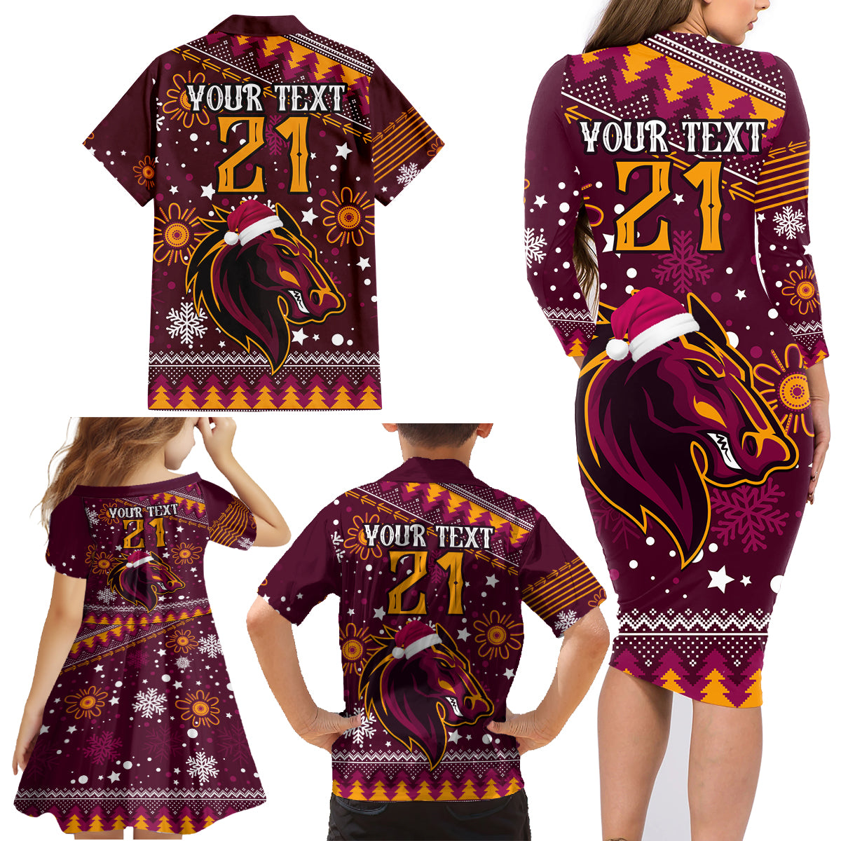 custom-broncos-rugby-family-matching-long-sleeve-bodycon-dress-and-hawaiian-shirt-heart-of-all-queenland-2023-christmas-vibe-unique