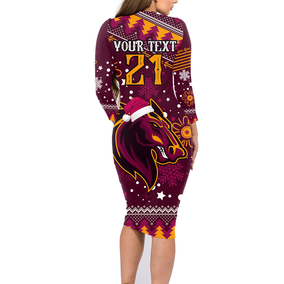 custom-broncos-rugby-family-matching-long-sleeve-bodycon-dress-and-hawaiian-shirt-heart-of-all-queenland-2023-christmas-vibe-unique