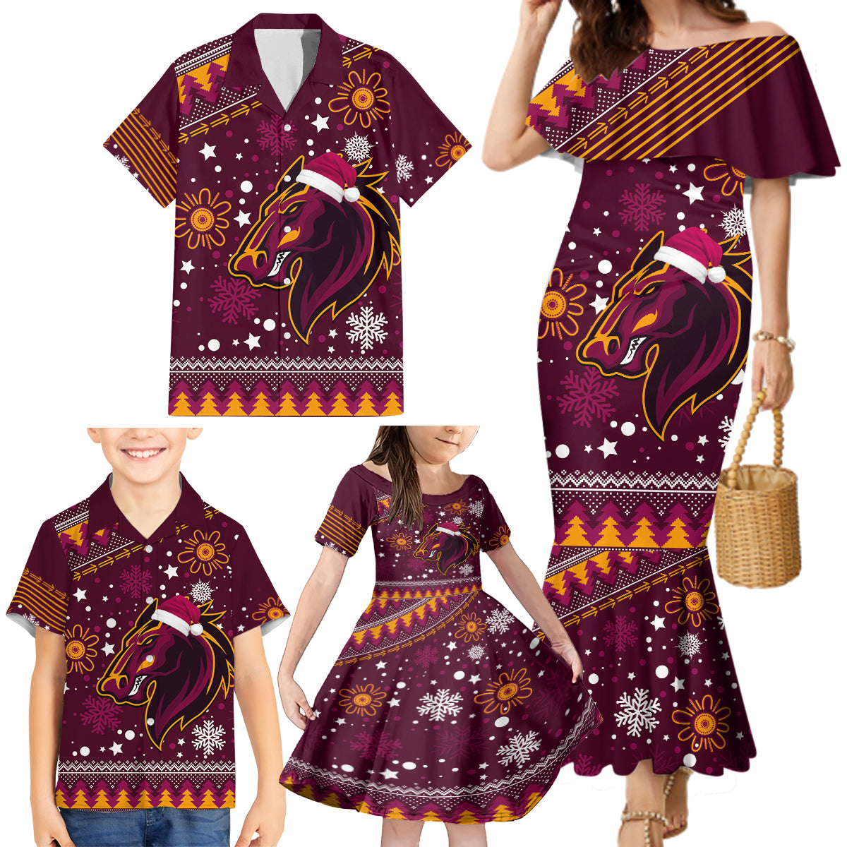 custom-broncos-rugby-family-matching-mermaid-dress-and-hawaiian-shirt-heart-of-all-queenland-2023-christmas-vibe-unique