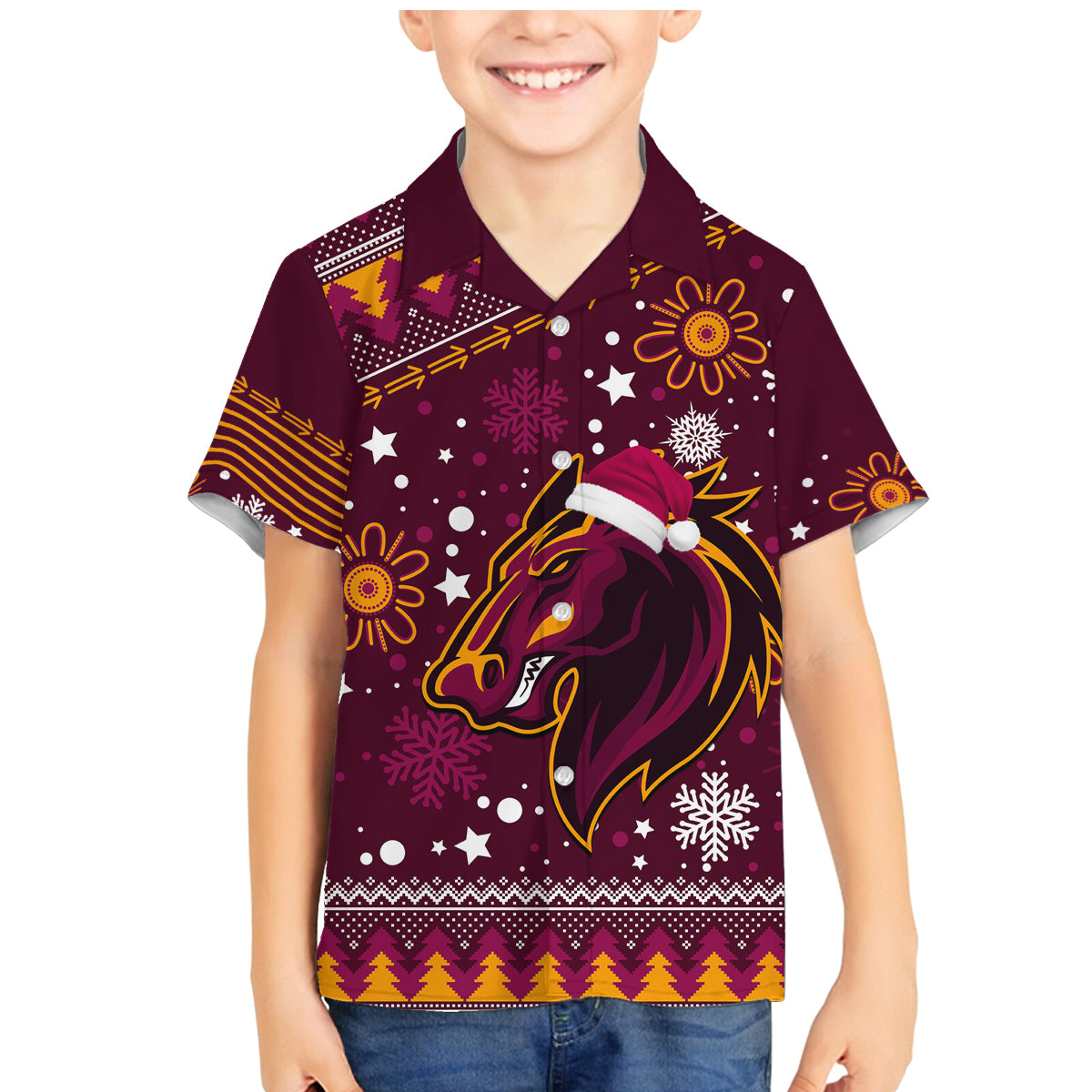 custom-broncos-rugby-family-matching-mermaid-dress-and-hawaiian-shirt-heart-of-all-queenland-2023-christmas-vibe-unique