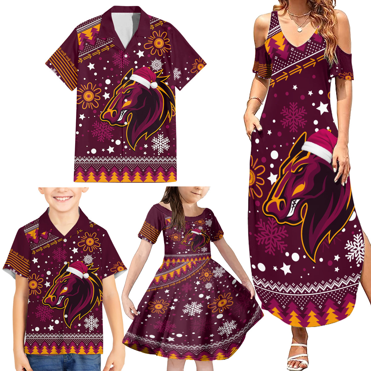 custom-broncos-rugby-family-matching-summer-maxi-dress-and-hawaiian-shirt-heart-of-all-queenland-2023-christmas-vibe-unique