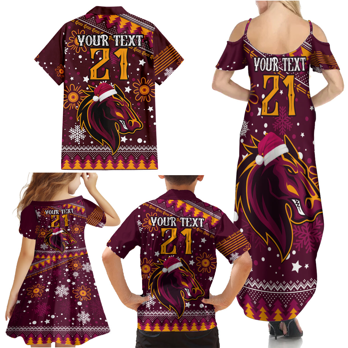 custom-broncos-rugby-family-matching-summer-maxi-dress-and-hawaiian-shirt-heart-of-all-queenland-2023-christmas-vibe-unique