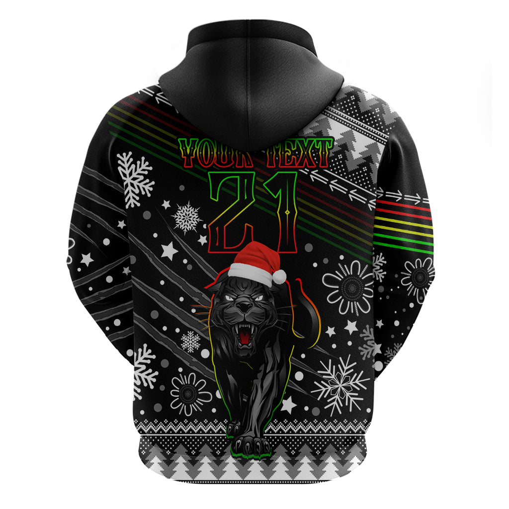 Custom Panthers Rugby Hoodie Go The Mighty Panthers 2023 Christmas Vibe Unique LT9 - Vibe Hoodie Shop