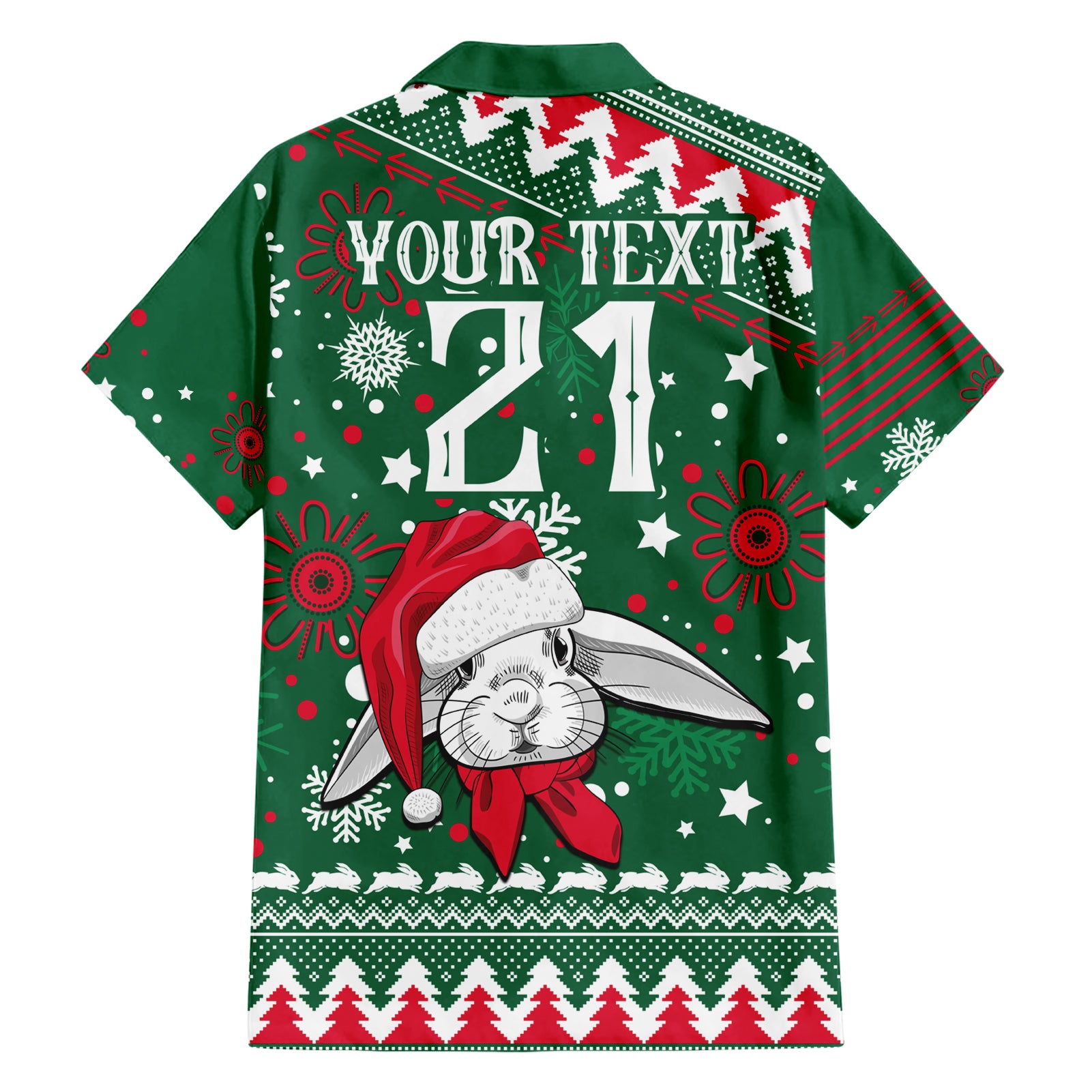 Custom Rabbitohs Rugby Hawaiian Shirt Glory Glory The South 2023 Christmas Vibe Unique - Vibe Hoodie Shop