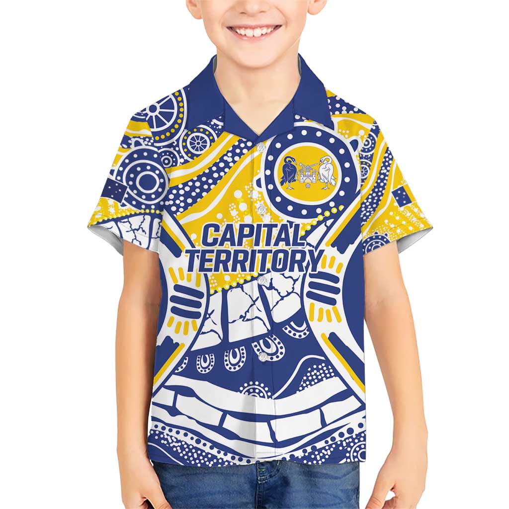 Australian Capital Territory Kid Hawaiian Shirt For The King The Law And The People