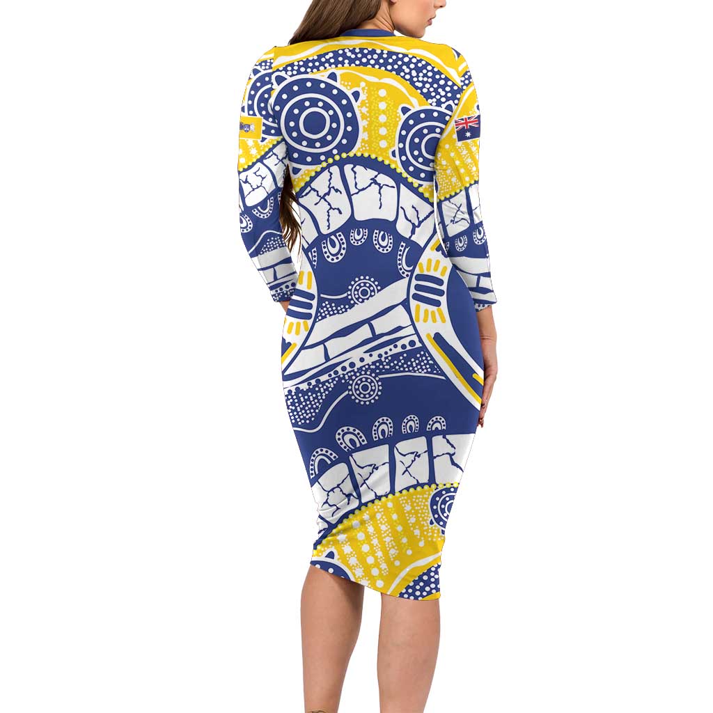 Australian Capital Territory Long Sleeve Bodycon Dress For The King The Law And The People