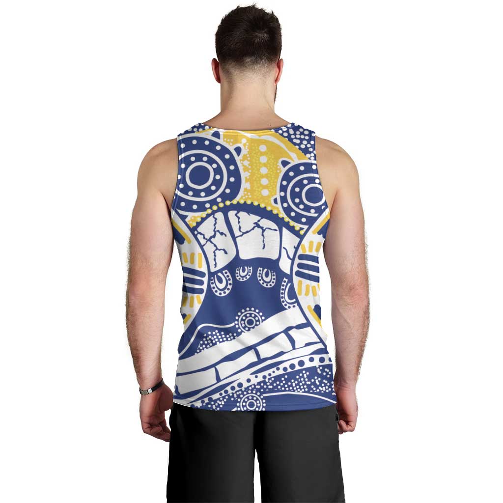 Australian Capital Territory Men Tank Top For The King The Law And The People - Vibe Hoodie Shop