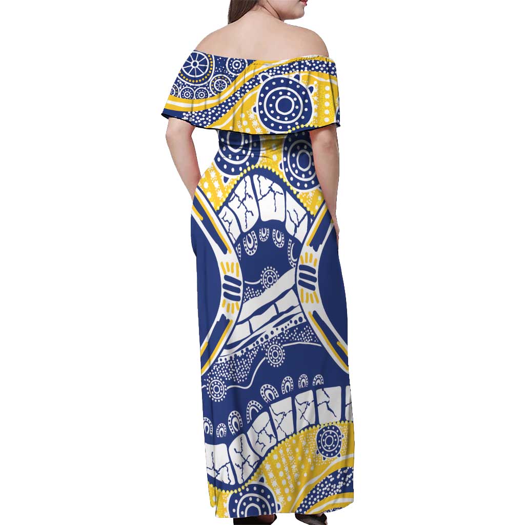 Australian Capital Territory Off Shoulder Maxi Dress For The King The Law And The People