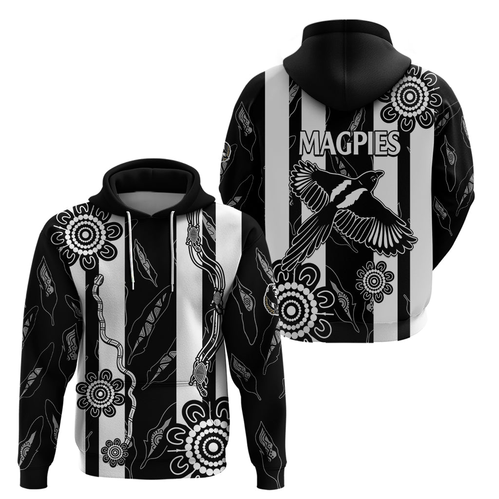Collingwood Football Hoodie Proud To Be Magpies Aboriginal Version LT9 - Vibe Hoodie Shop