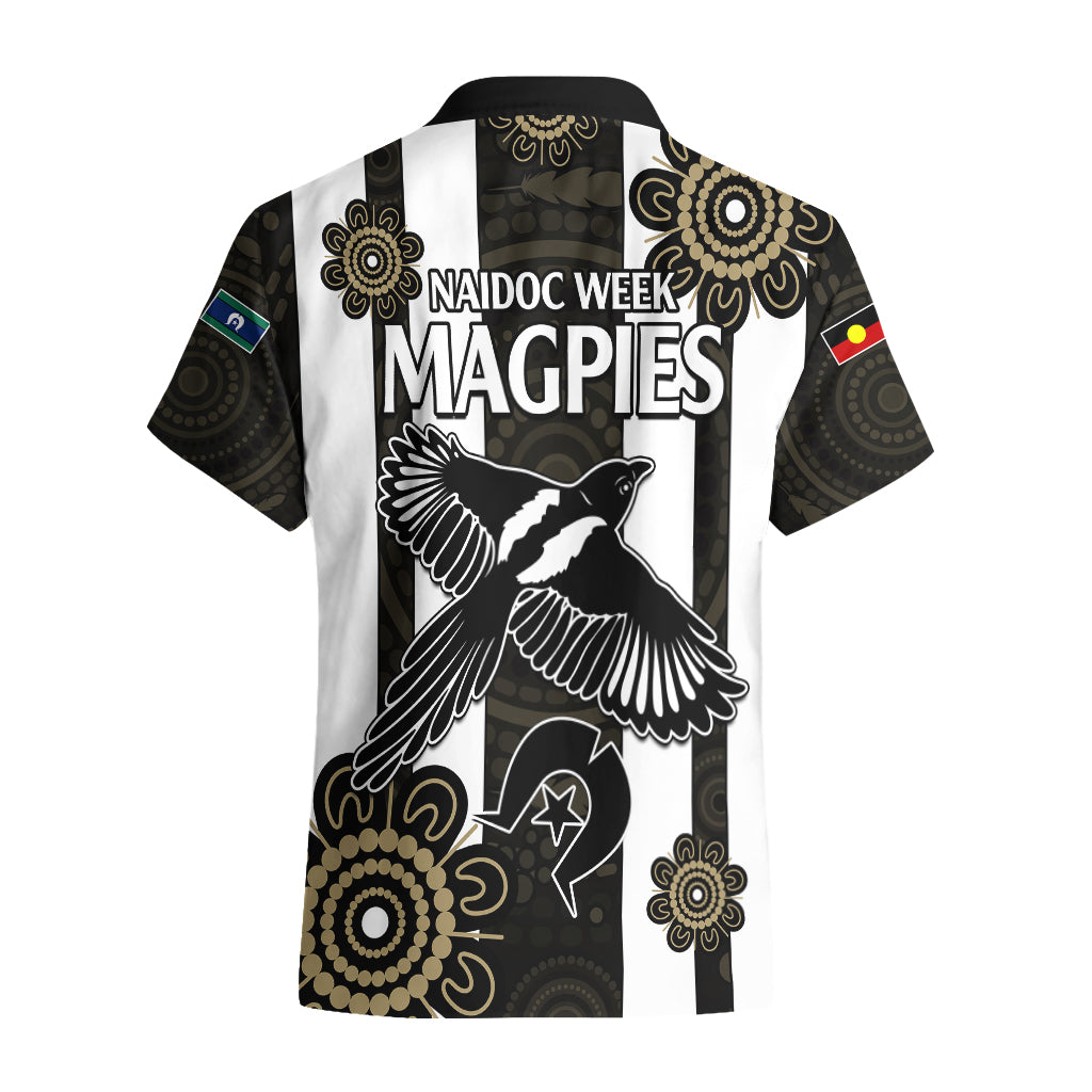 NAIDOC Collingwood Football Hawaiian Shirt Proud To Be Magpies Aboriginal Version - Vibe Hoodie Shop