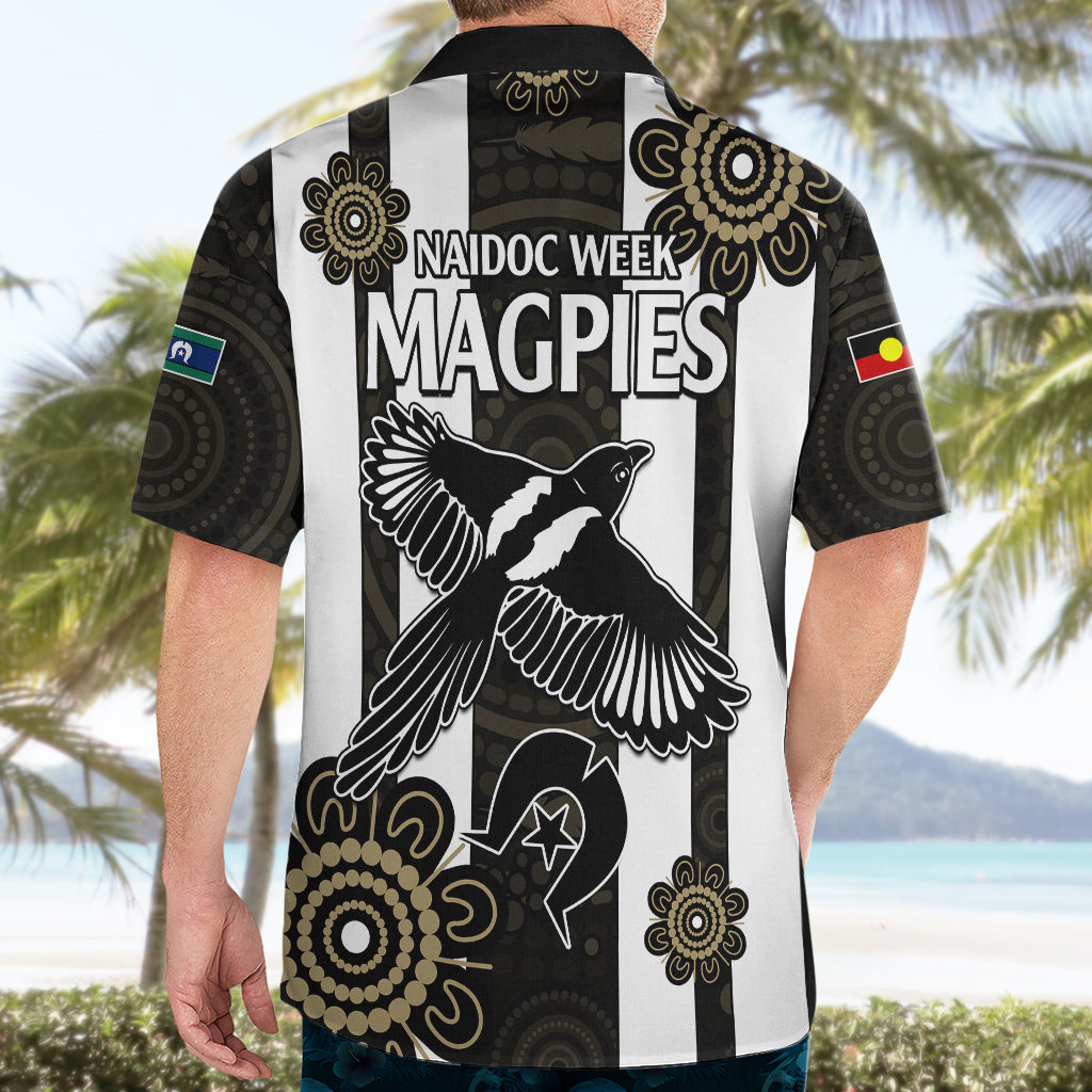 NAIDOC Collingwood Football Hawaiian Shirt Proud To Be Magpies Aboriginal Version - Vibe Hoodie Shop