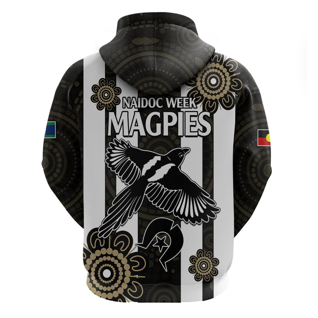 NAIDOC Collingwood Football Hoodie Proud To Be Magpies Aboriginal Version LT9 - Vibe Hoodie Shop