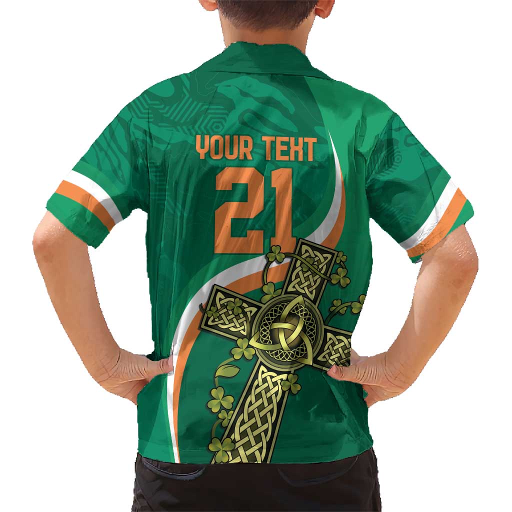 Custom Ireland Rugby Hawaiian Shirt Green Celtic Knot Summer Paris 2024 - Vibe Hoodie Shop