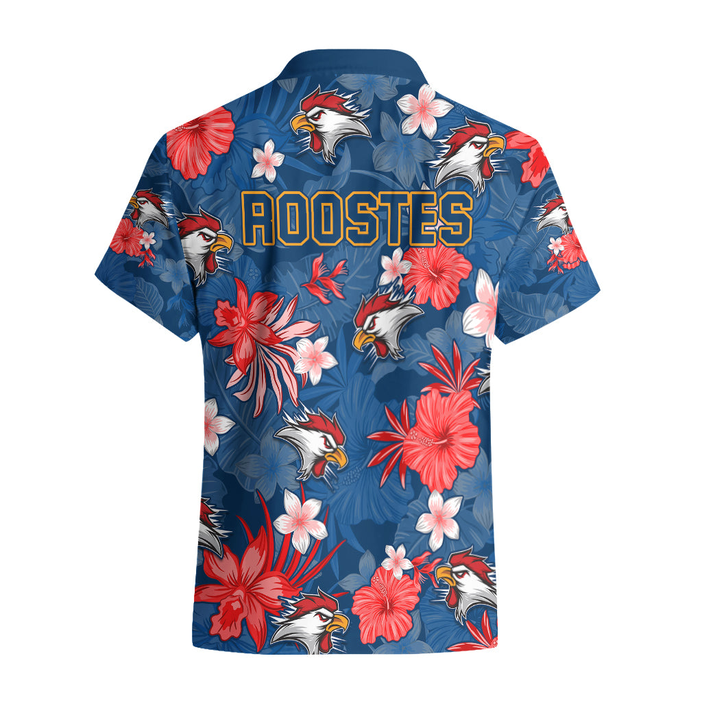 Roosters Rugby Hawaiian Shirt Beautiful Floral Pattern Spring Summer Vibe - Vibe Hoodie Shop