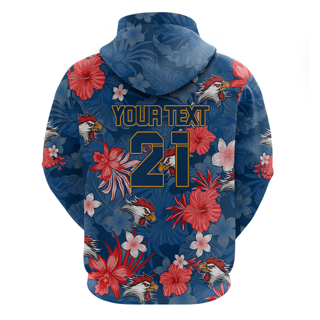 Custom Roosters Rugby Hoodie Beautiful Floral Pattern Spring Summer Vibe LT9 - Vibe Hoodie Shop