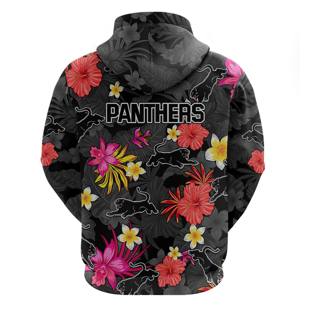 Panthers Rugby Hoodie Beautiful Floral Pattern Spring Summer Vibe LT9 - Vibe Hoodie Shop