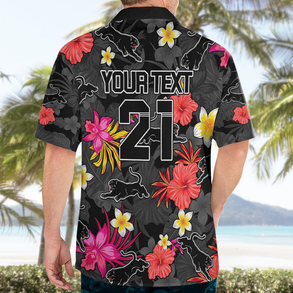 Custom Panthers Rugby Hawaiian Shirt Beautiful Floral Pattern Spring Summer Vibe - Vibe Hoodie Shop