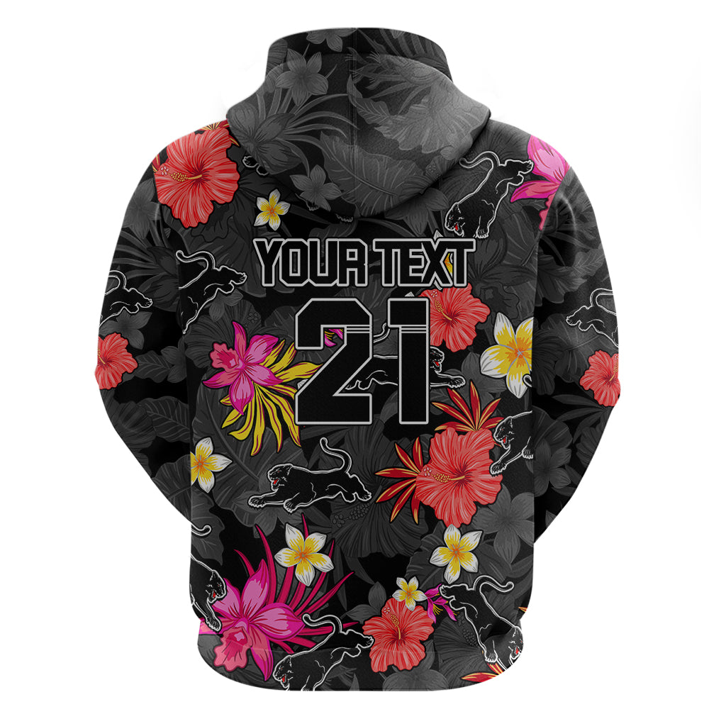 Custom Panthers Rugby Hoodie Beautiful Floral Pattern Spring Summer Vibe LT9 - Vibe Hoodie Shop