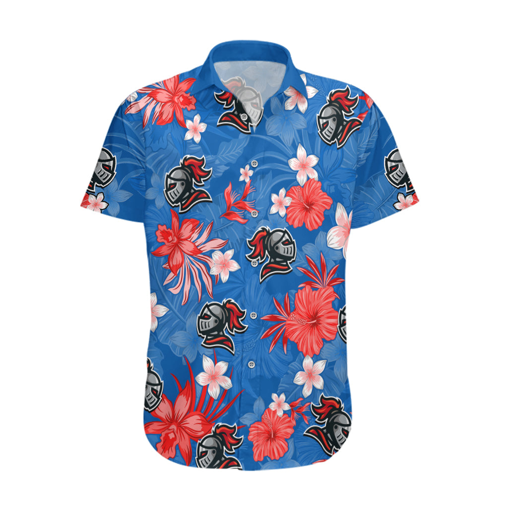 Knights Rugby Hawaiian Shirt Beautiful Floral Pattern Spring Summer Vibe - Vibe Hoodie Shop
