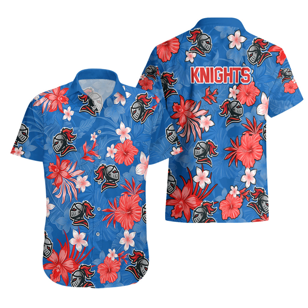 Knights Rugby Hawaiian Shirt Beautiful Floral Pattern Spring Summer Vibe - Vibe Hoodie Shop
