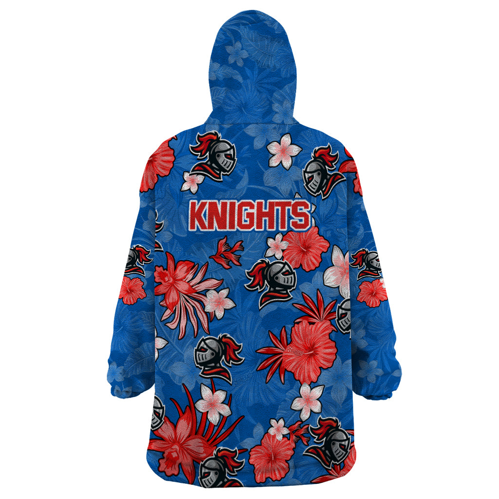 Knights Rugby Wearable Blanket Hoodie Beautiful Floral Pattern Spring Summer Vibe - Vibe Hoodie Shop