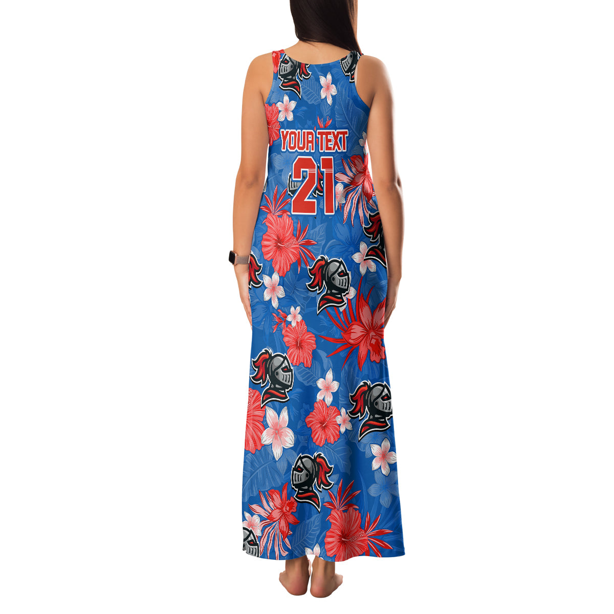 custom-knights-rugby-family-matching-tank-maxi-dress-and-hawaiian-shirt-beautiful-floral-pattern-spring-summer-vibe