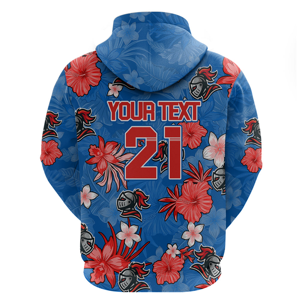 Custom Knights Rugby Hoodie Beautiful Floral Pattern Spring Summer Vibe LT9 - Vibe Hoodie Shop