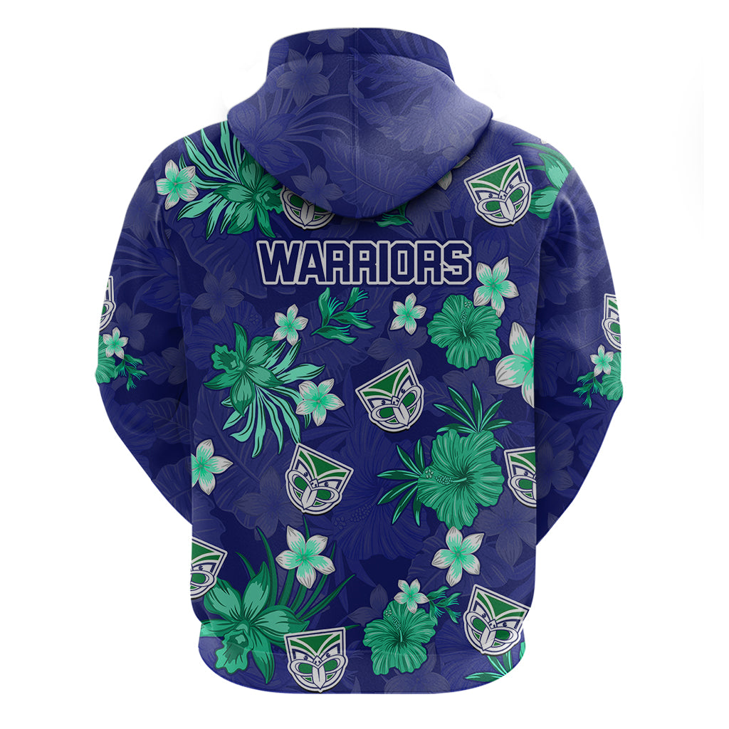 Warriors Rugby Hoodie Beautiful Floral Pattern Spring Summer Vibe LT9 - Vibe Hoodie Shop